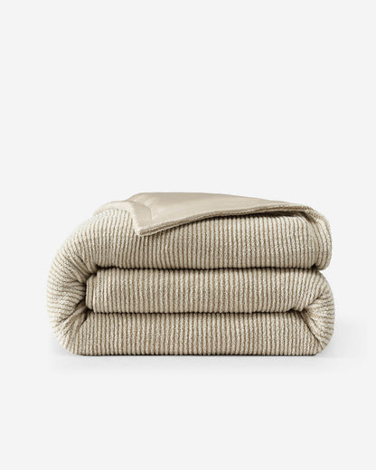 Two - Tone Snug Ribbed Bamboo Duvet Cover - Quahog Bay Bedding