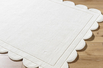 Uhuro White Geometric Area Rug - Quahog Bay Bedding