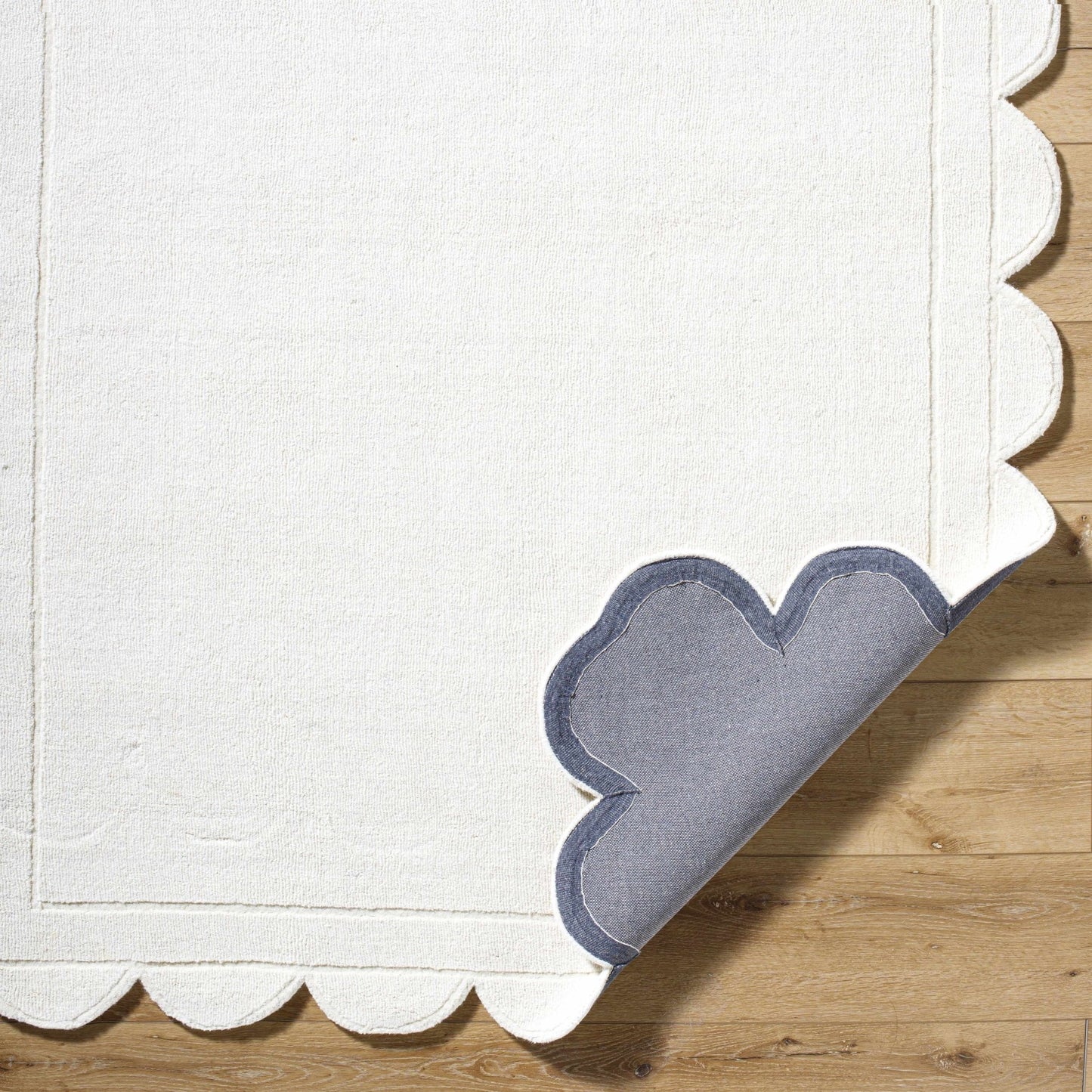 Uhuro White Geometric Area Rug - Quahog Bay Bedding