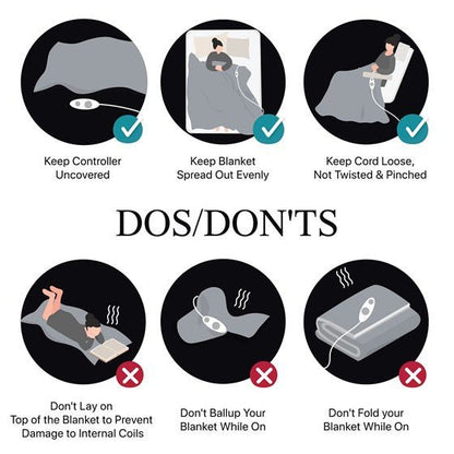 Ultra Soft Plush Heated Blanket By Beautyrest - Quahog Bay Bedding