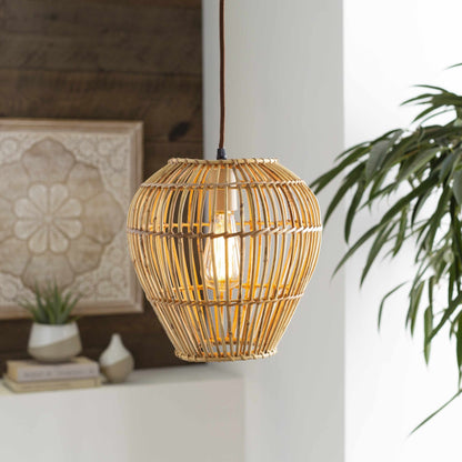 Unionport Rattan Ceiling Lighting - Quahog Bay Bedding
