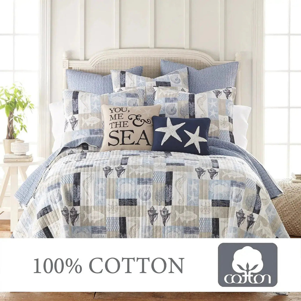 Cerralvo Quilt Cover Set Beautiful Coastal Bedding Sets - Quahog Bay Bedding