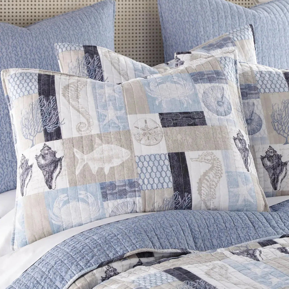 Cerralvo Quilt Cover Set Beautiful Coastal Bedding Sets - Quahog Bay Bedding