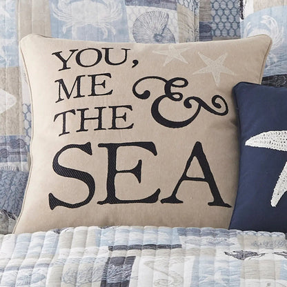 Universal V Berth Bar Harbor Coastal Quilt Set 5PC - Quahog Bay Bedding