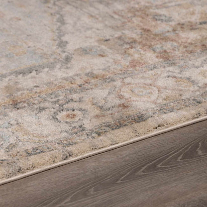 Vaeda Blue & Beige Thick Luxe Rug - Quahog Bay Bedding