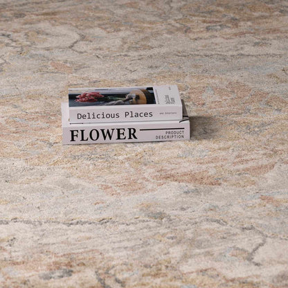 Vaeda Blue & Beige Thick Luxe Rug - Quahog Bay Bedding