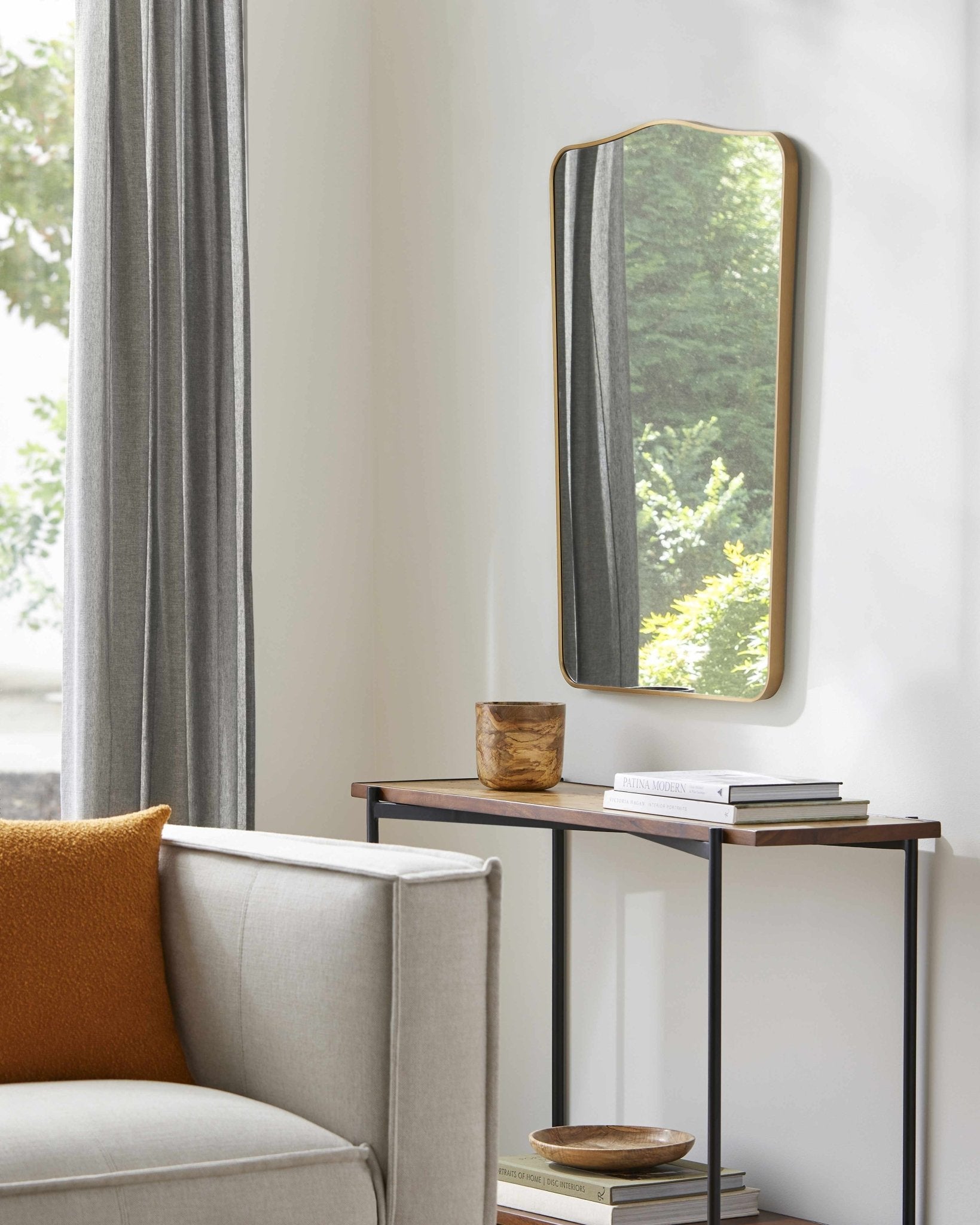 Vallentuna Metallic Copper Mirror - Quahog Bay Bedding