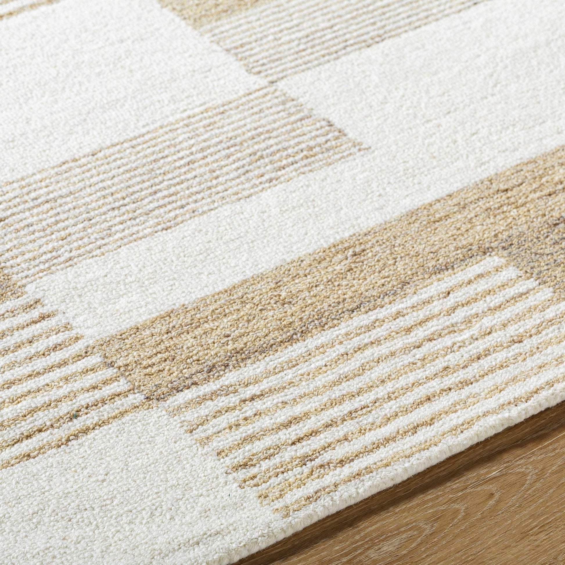 Varen Broken - Striped Area Rug - Quahog Bay Bedding