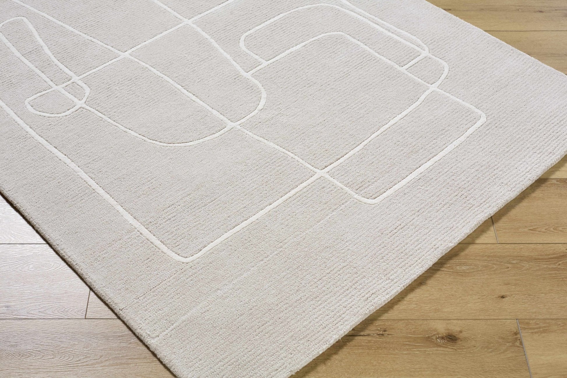 Vatsa Gray Abstract Area Rug - Quahog Bay Bedding