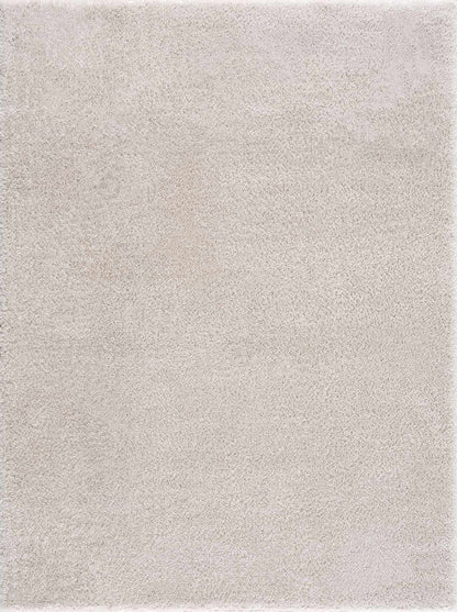 Velora Light Beige Wavy Abstract Modern Minimalist Polyester Machine Woven Area Rug - Quahog Bay Bedding