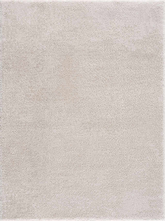 Velora Light Beige Wavy Abstract Modern Minimalist Polyester Machine Woven Area Rug - Quahog Bay Bedding