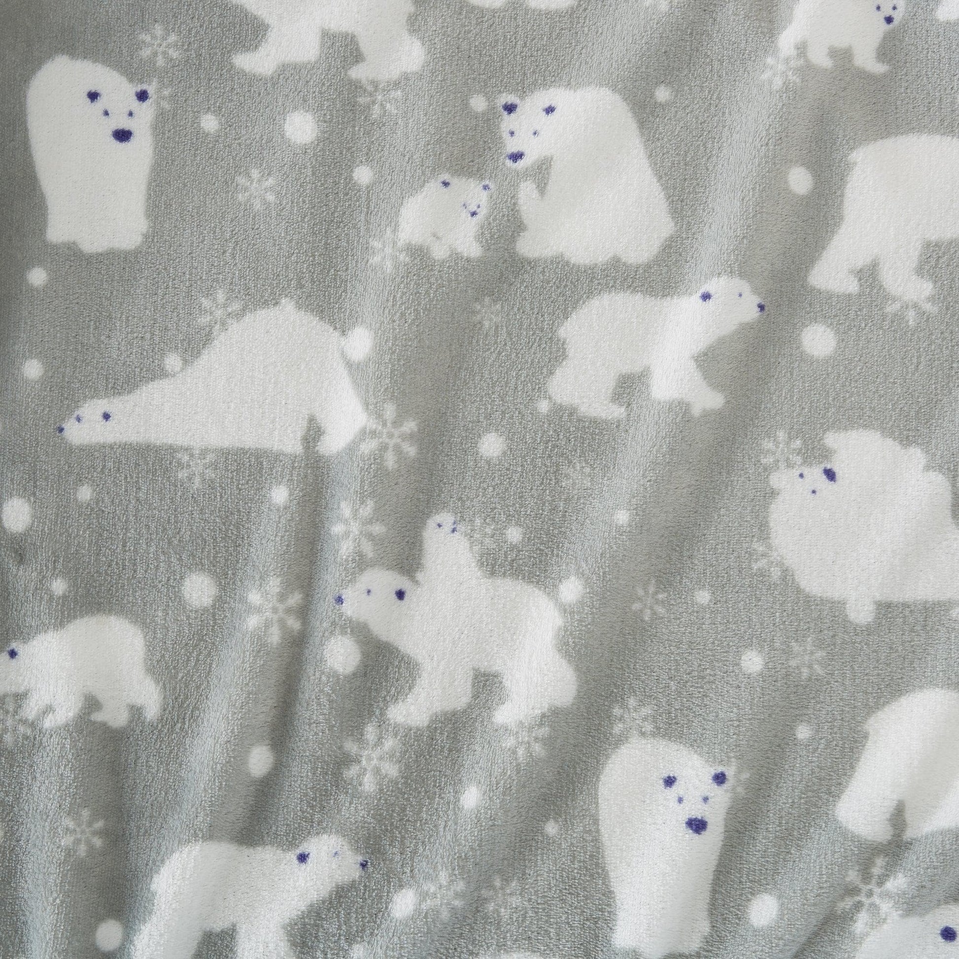 Velvet Luxe Printed Plush Sheet - Winter & Christmas Themed Bedding - Quahog Bay Bedding