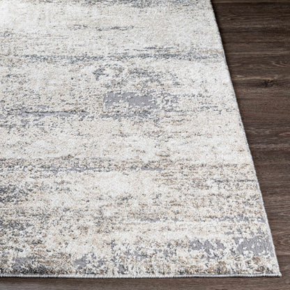 Vesper Textured Beige & White - Plush Area Rugs - Quahog Bay Bedding