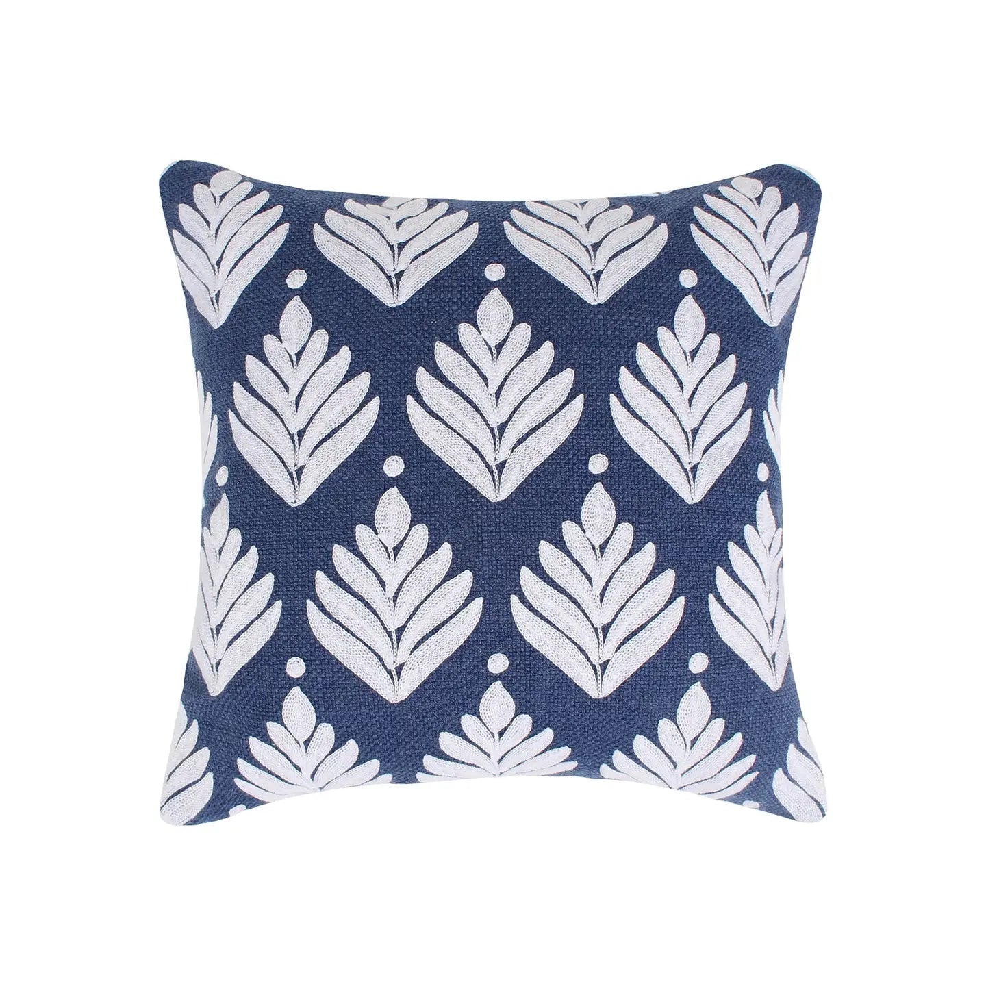 Vintage Blossom Leaves Pillow - Quahog Bay Bedding