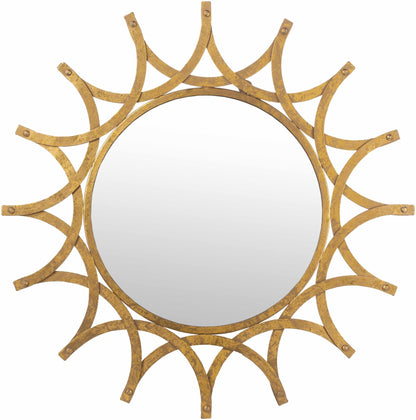 Vivi Gold Metal Mirror - Quahog Bay Bedding