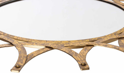 Vivi Gold Metal Mirror - Quahog Bay Bedding