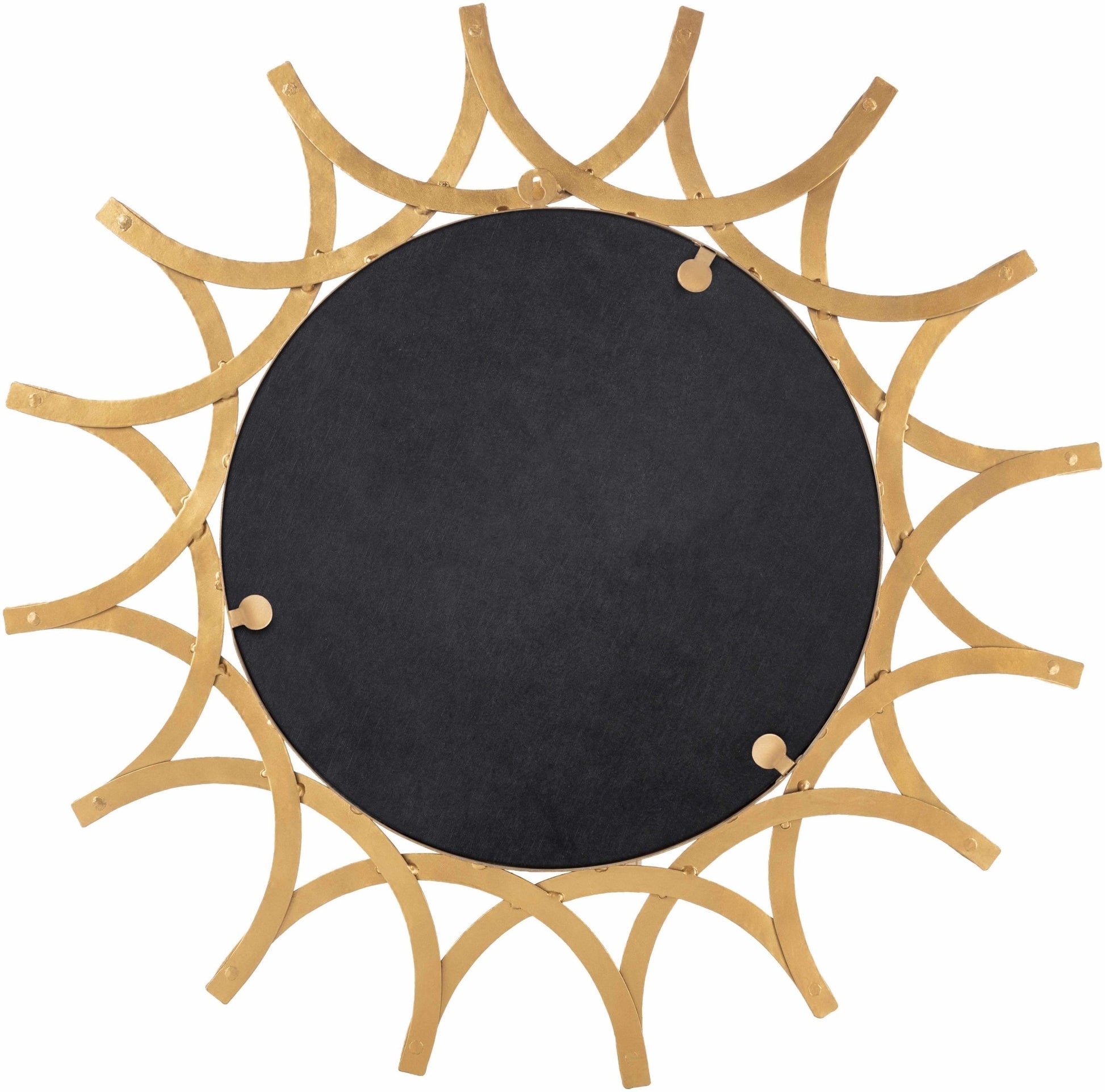 Vivi Gold Metal Mirror - Quahog Bay Bedding