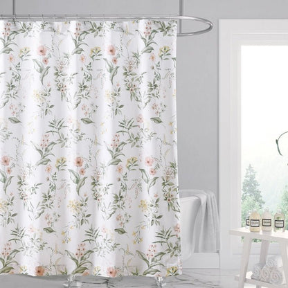 Viviana Shower Curtain - Floral Shower Curtains - Quahog Bay Bedding
