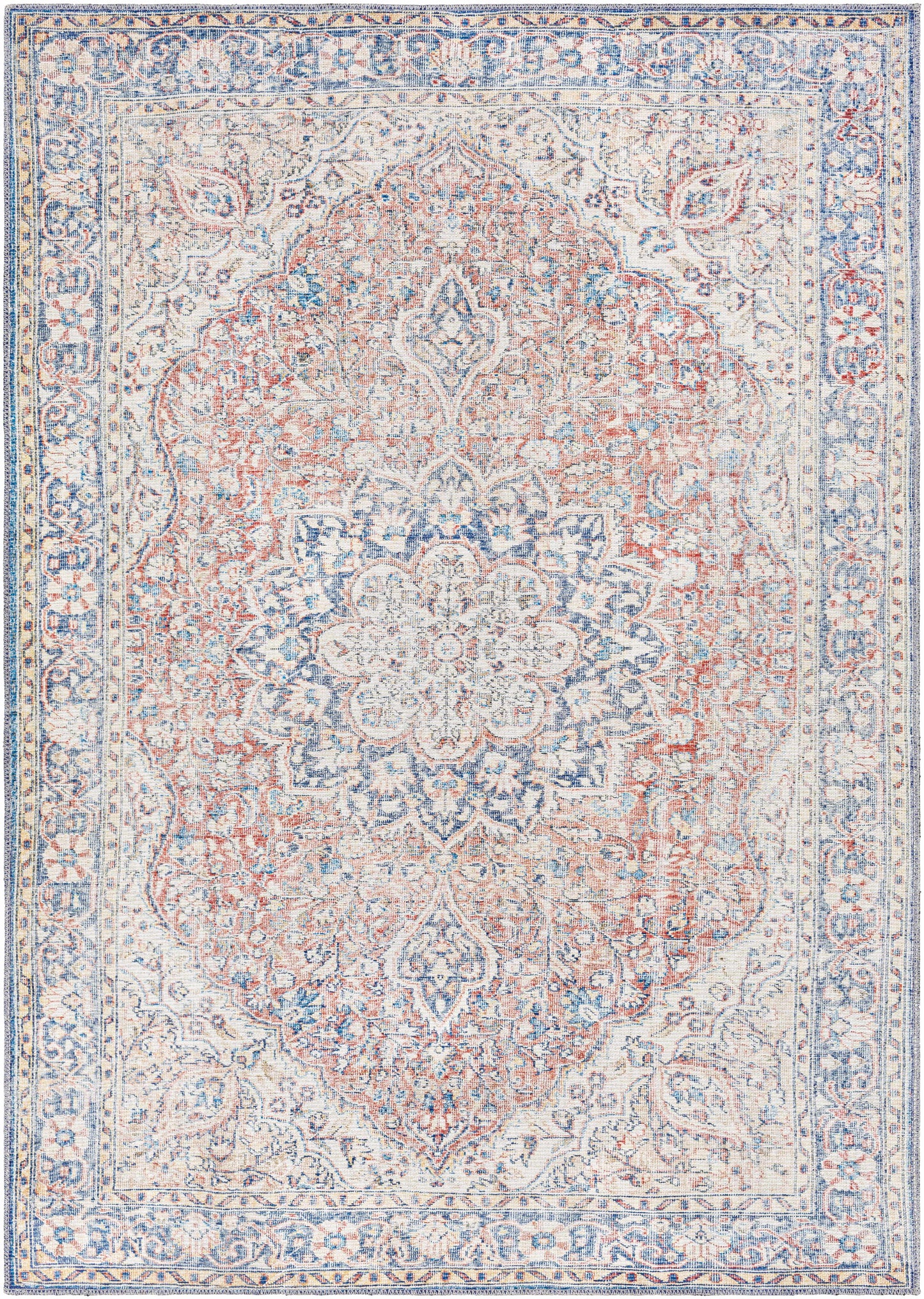 Wacousta Red&Blue Washable Rug - Limited Edition