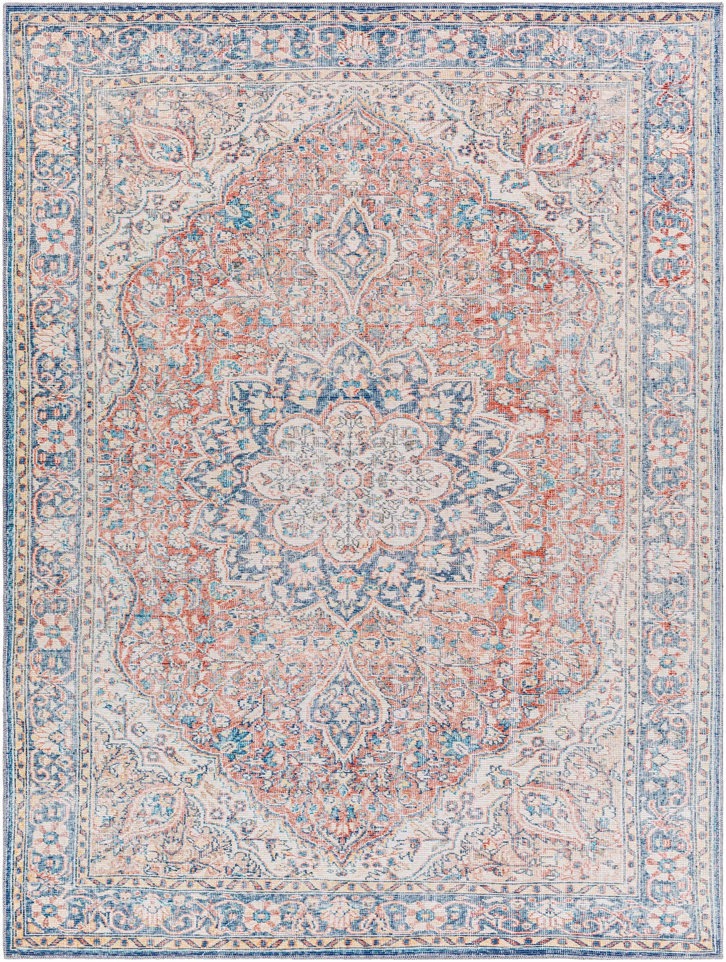 Wacousta Red&Blue Washable Rug - Limited Edition