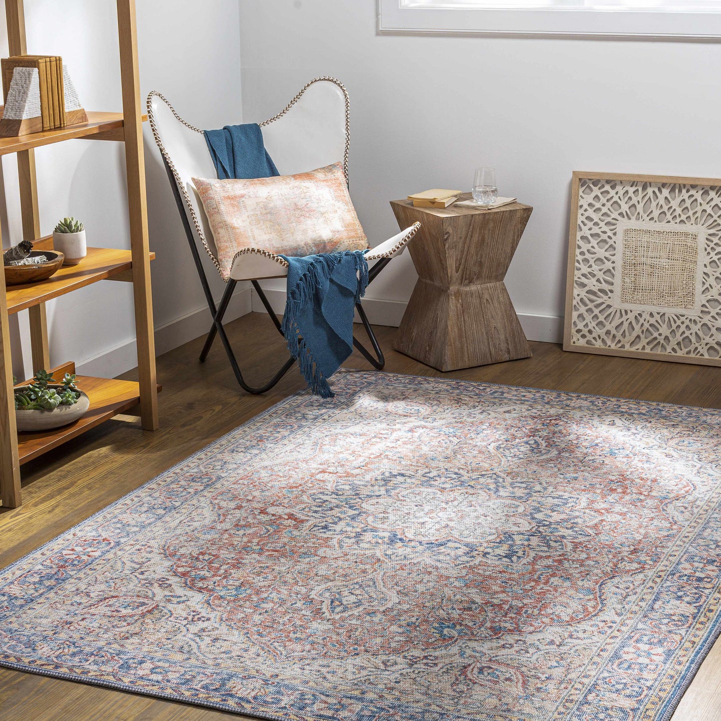 Wacousta Red&Blue Washable Rug - Limited Edition