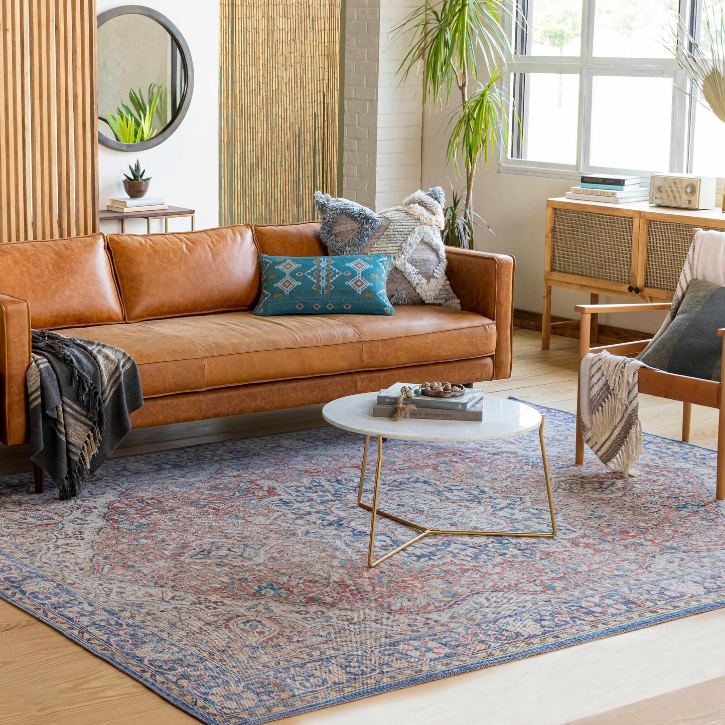 Wacousta Red&Blue Washable Rug - Limited Edition