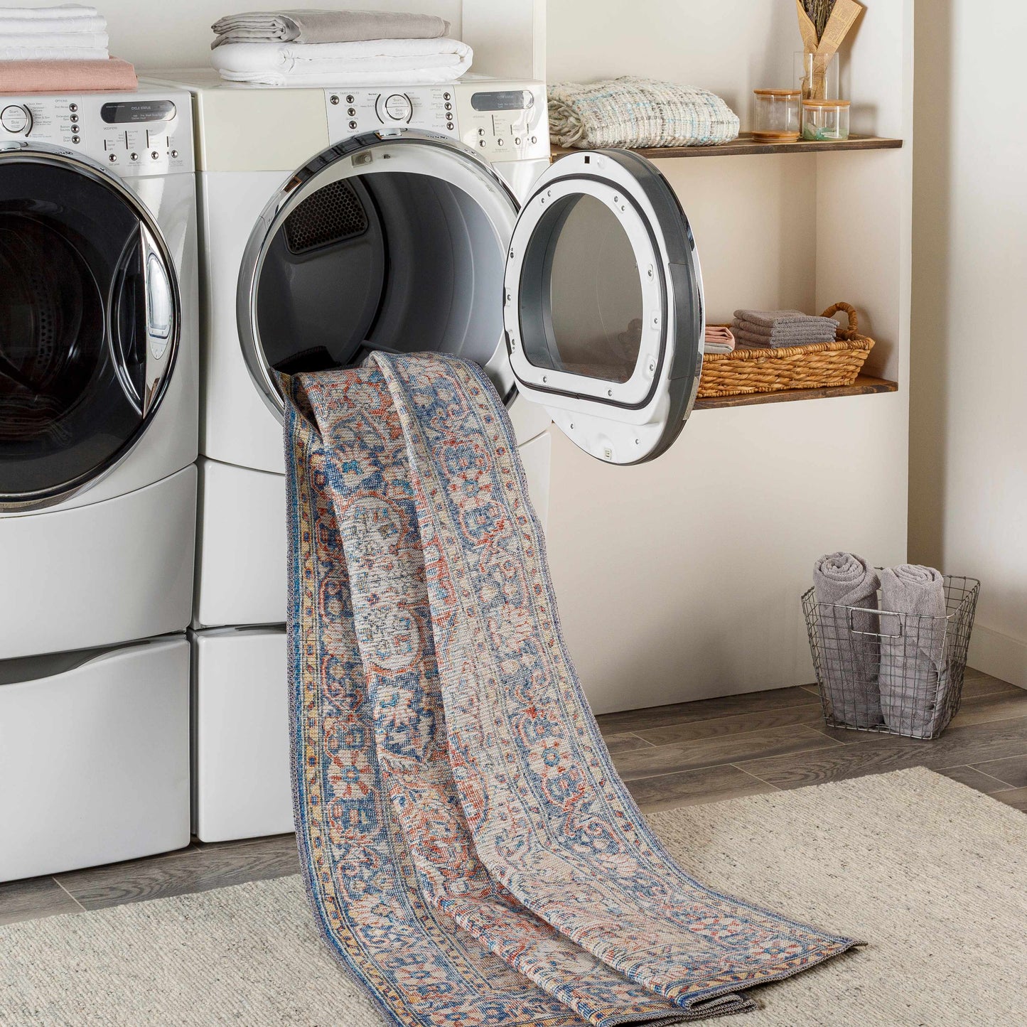 Wacousta Red&Blue Washable Rug - Limited Edition