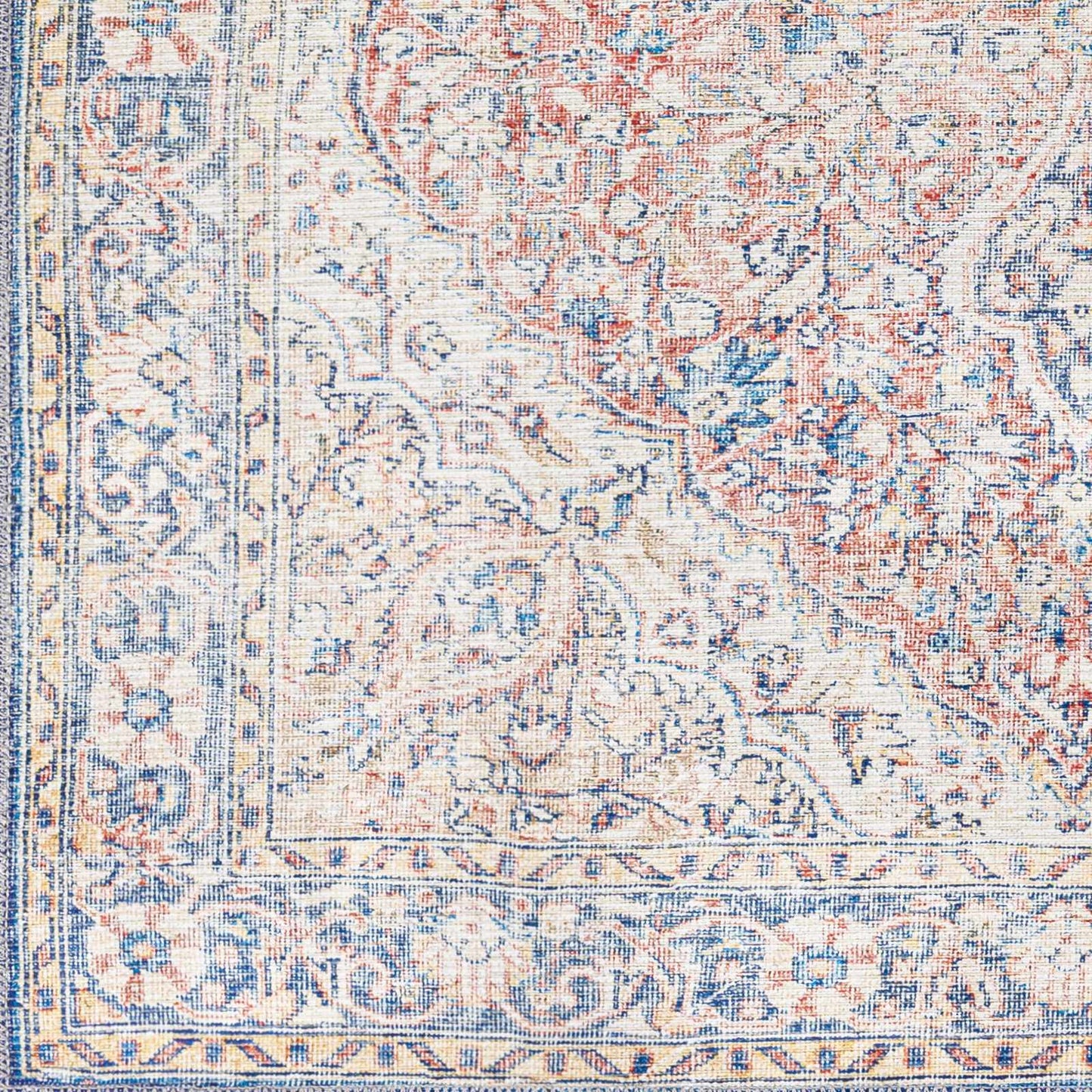 Wacousta Red&Blue Washable Rug - Limited Edition