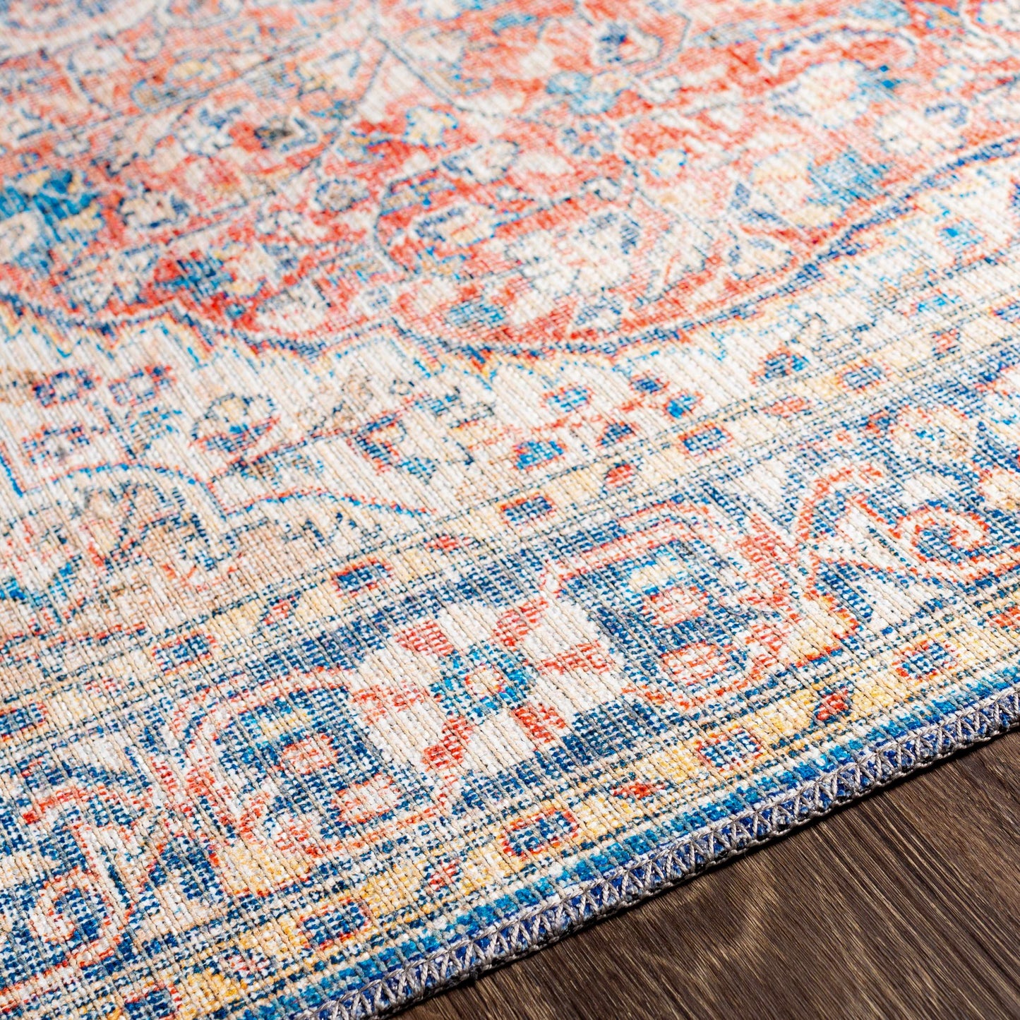Wacousta Red&Blue Washable Rug - Limited Edition