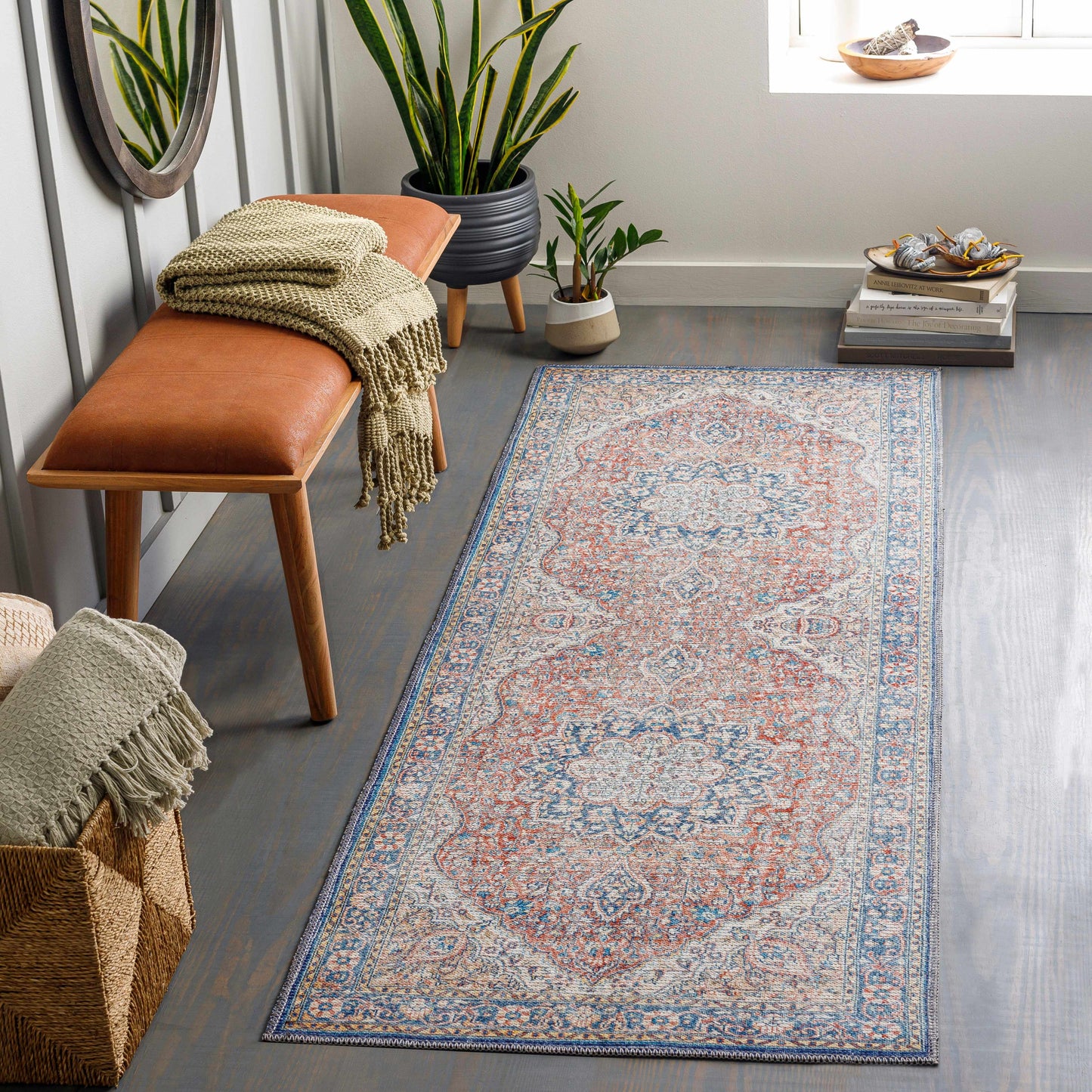 Wacousta Red&Blue Washable Rug - Limited Edition