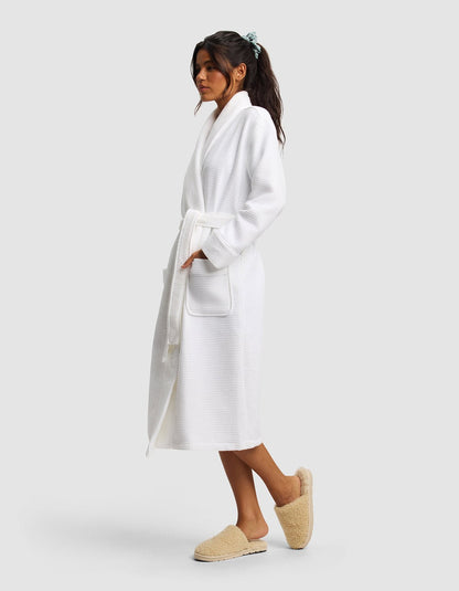 Waffle Bath Robe - Quahog Bay Bedding
