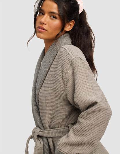 Waffle Bath Robe - Quahog Bay Bedding