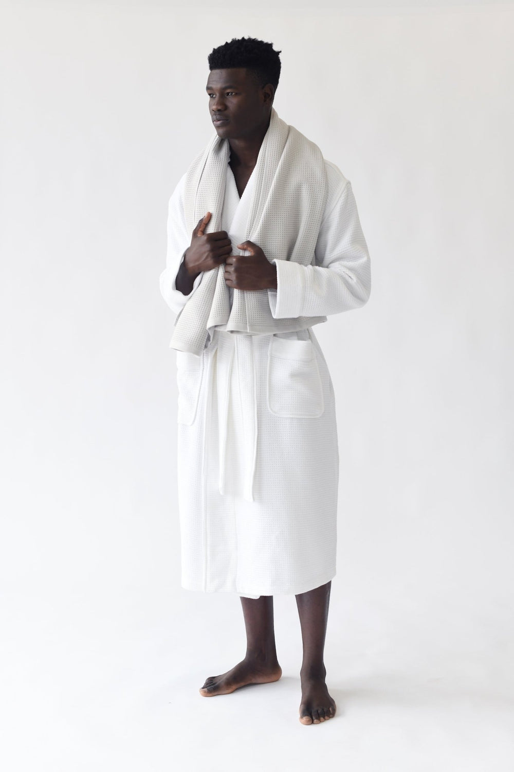 Waffle Bath Robe - Quahog Bay Bedding