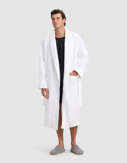 Waffle Bath Robe - Quahog Bay Bedding