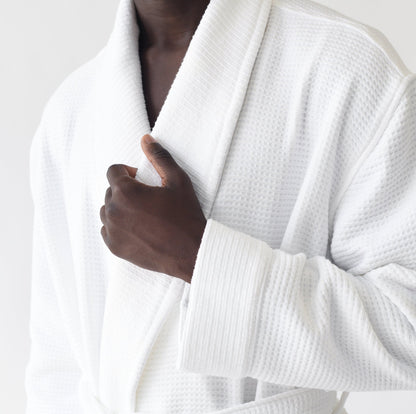 Waffle Bath Robe - Quahog Bay Bedding