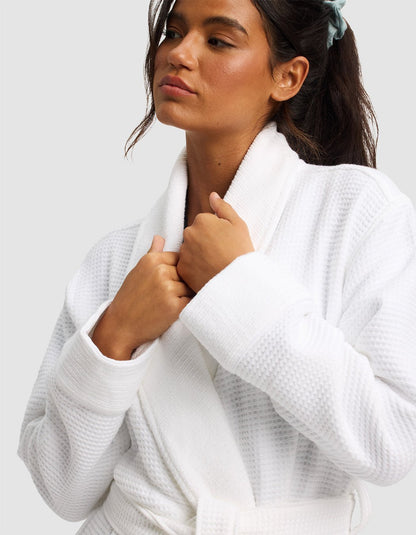 Waffle Bath Robe - Quahog Bay Bedding