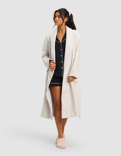 Waffle Bath Robe - Quahog Bay Bedding