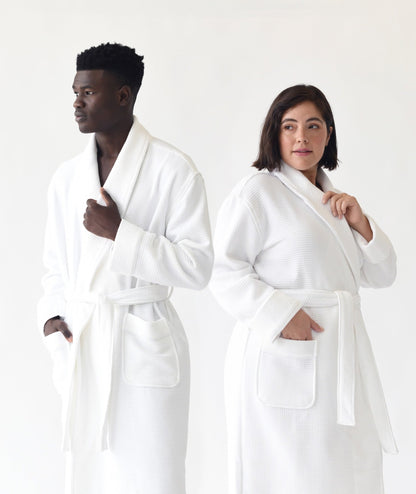 Waffle Bath Robe - Quahog Bay Bedding