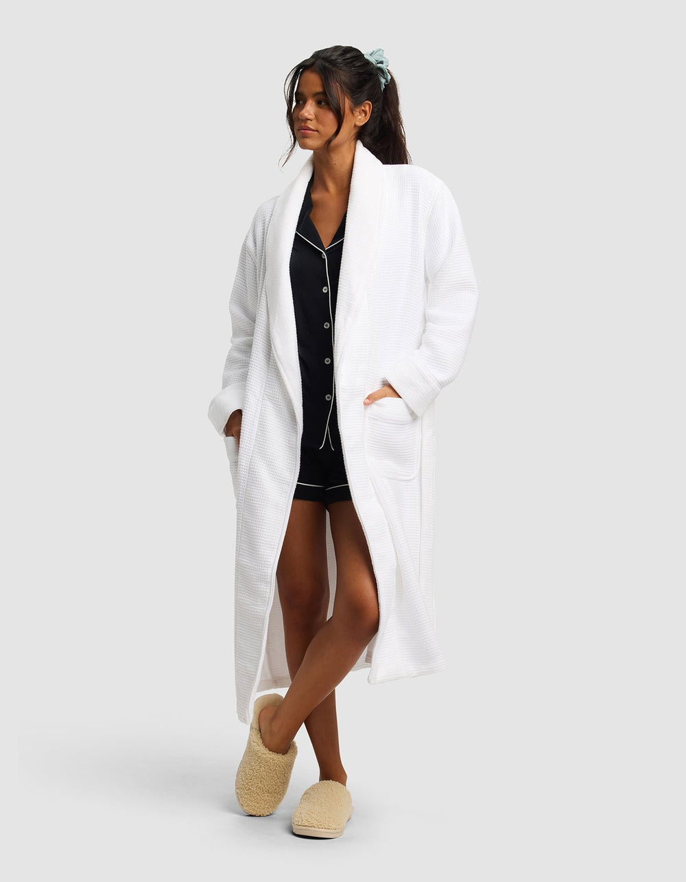 Waffle Bath Robe - Quahog Bay Bedding