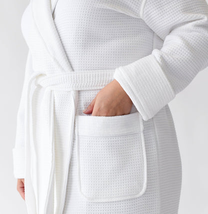 Waffle Bath Robe - Quahog Bay Bedding