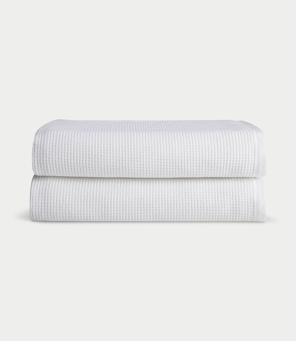 Waffle Bath Sheets - Cotton And Bamboo Blend Bath Sheets - Quahog Bay Bedding