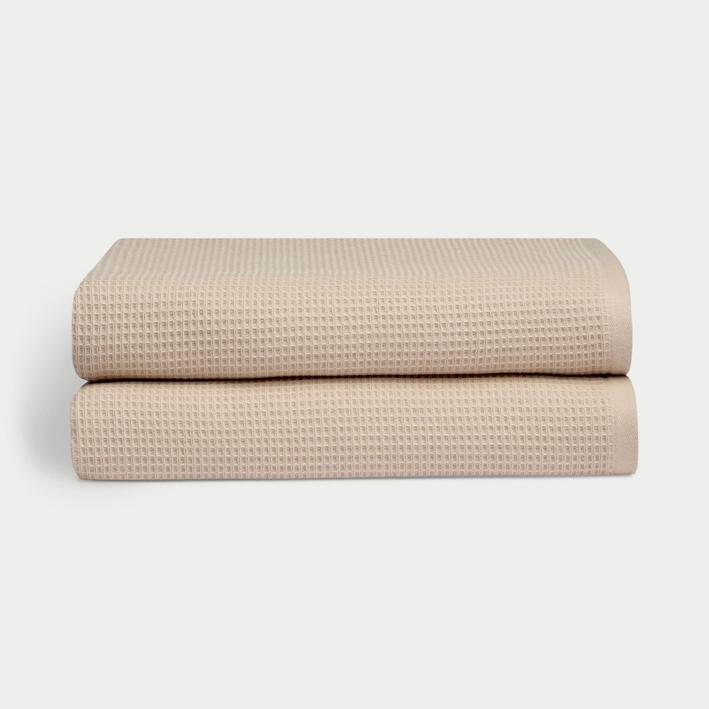 Waffle Bath Sheets - Cotton And Bamboo Blend Bath Sheets - Quahog Bay Bedding