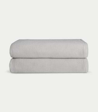 Waffle Bath Sheets - Cotton And Bamboo Blend Bath Sheets - Quahog Bay Bedding