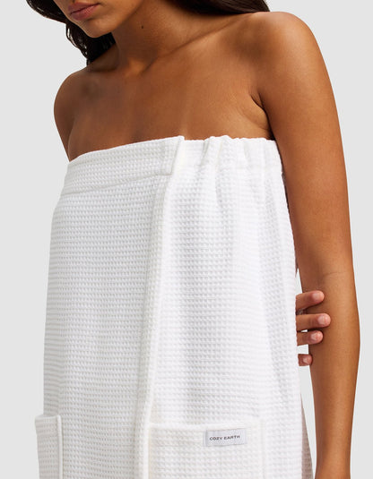 Waffle Bath Wrap - Quahog Bay Bedding