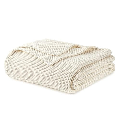 Waffle Knit Blanket - 100% Organic Cotton - Quahog Bay Bedding
