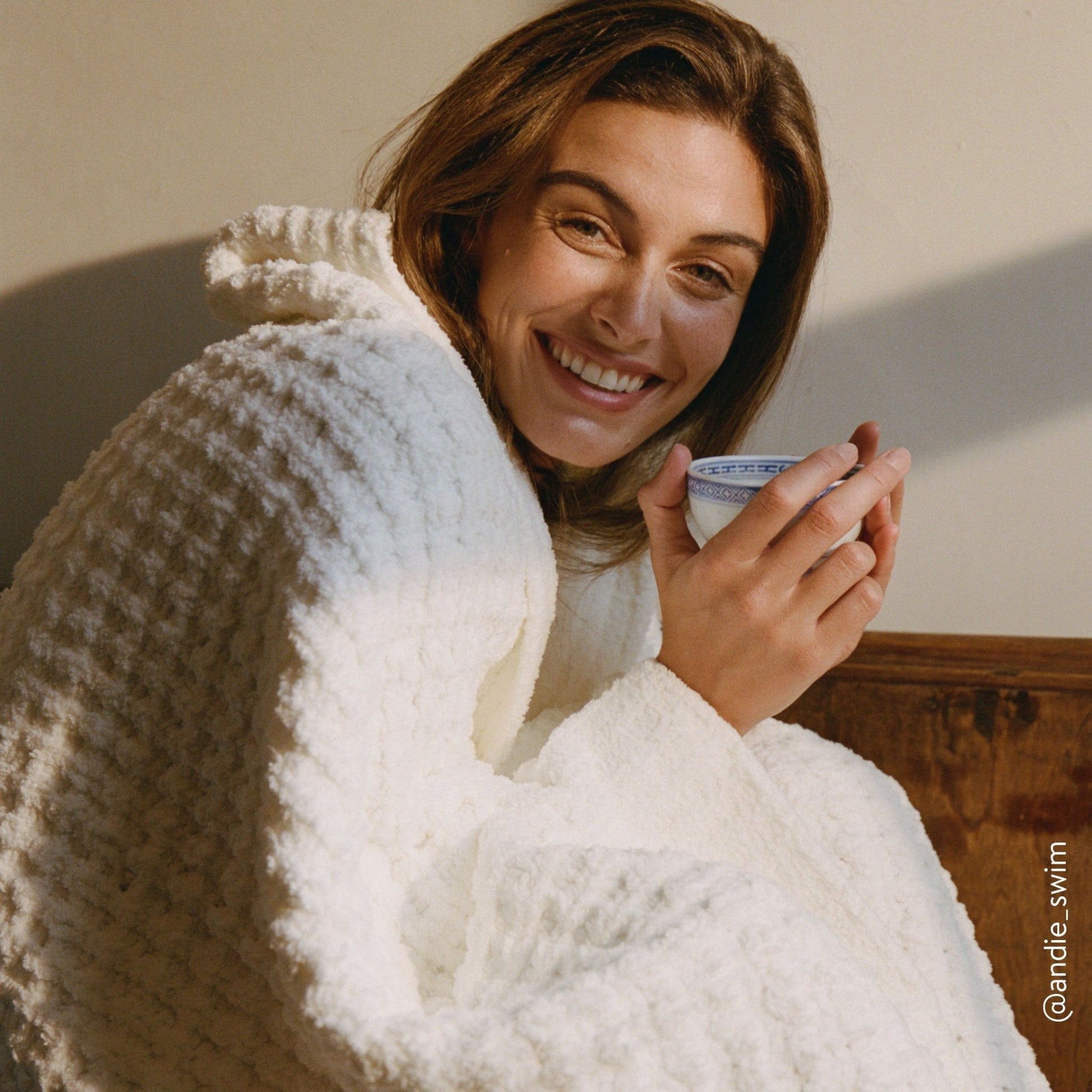 Waffle Lightweight Throw - Quahog Bay Bedding