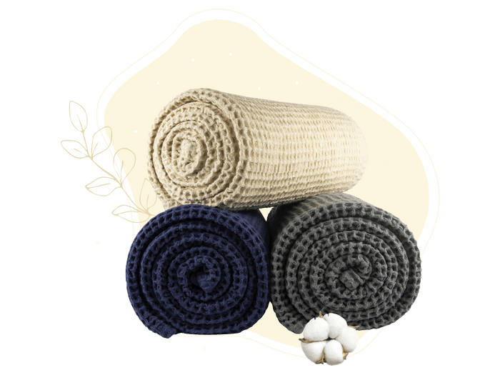 Waffle Weave Throw - Quahog Bay Bedding