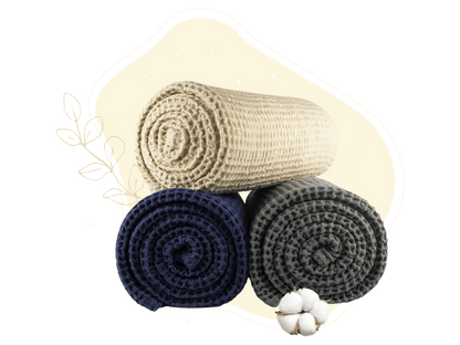 Waffle Weave Throw - Quahog Bay Bedding