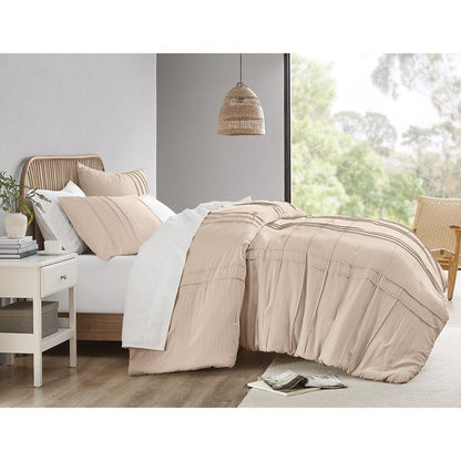 Walker Soft Washed Pleated Comforter Set - Blush - Quahog Bay Bedding