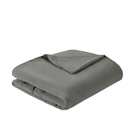 Walker Soft Washed Pleated Comforter Set - Grey - Quahog Bay Bedding
